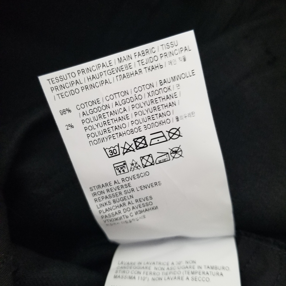Golden Goose Asymmetric Waistband Skinny Jeans Black Size 28 - Picture 8 of 10